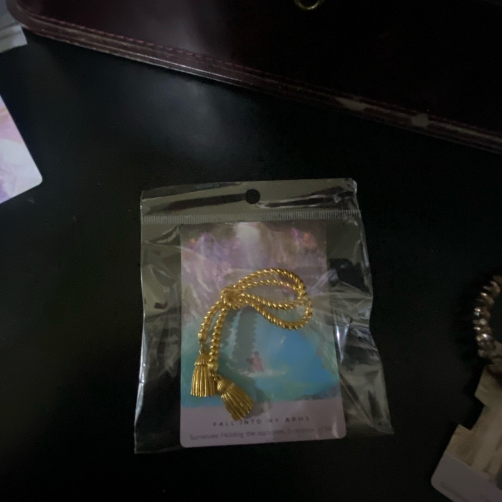 Gold Tassel Keychain